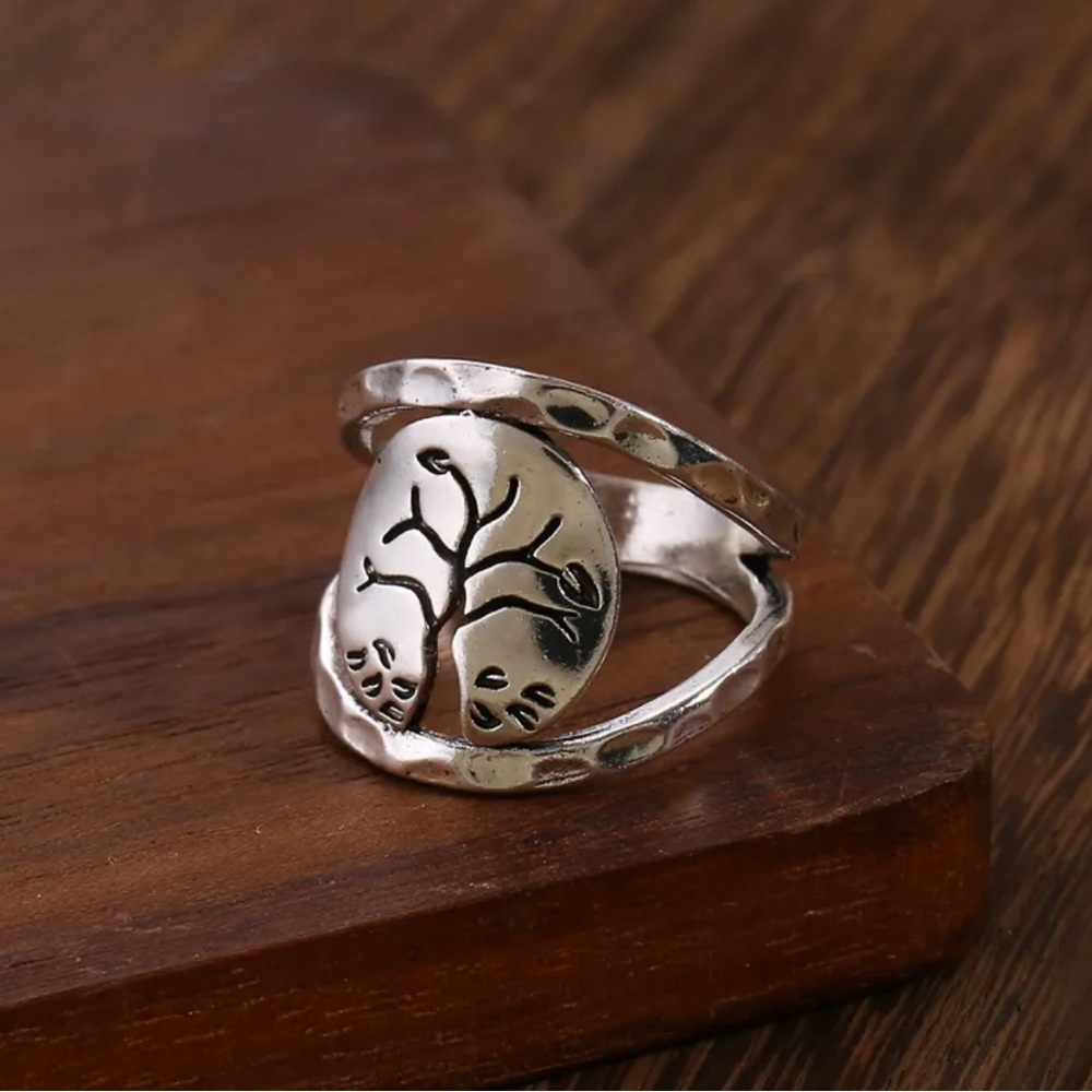 Silver Tree of Life Ring size 7 & 8 available